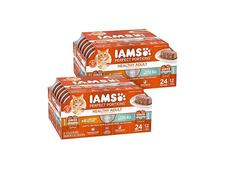 24PK IAMS Perfect Portions Sensitive Digestion Cat Food - Image 1