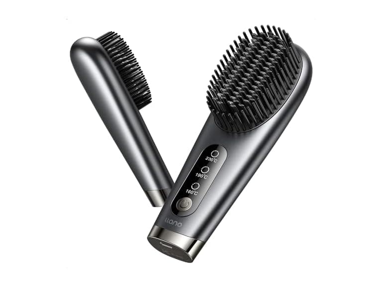 Cordless Hair Straightener Brush 6400mAh - Image 1