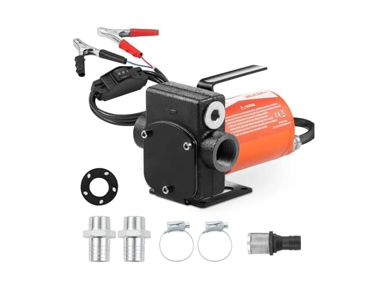 VEVOR Fuel Transfer Pump, 12V DC 5 GPM 1/10 HP - Image 1