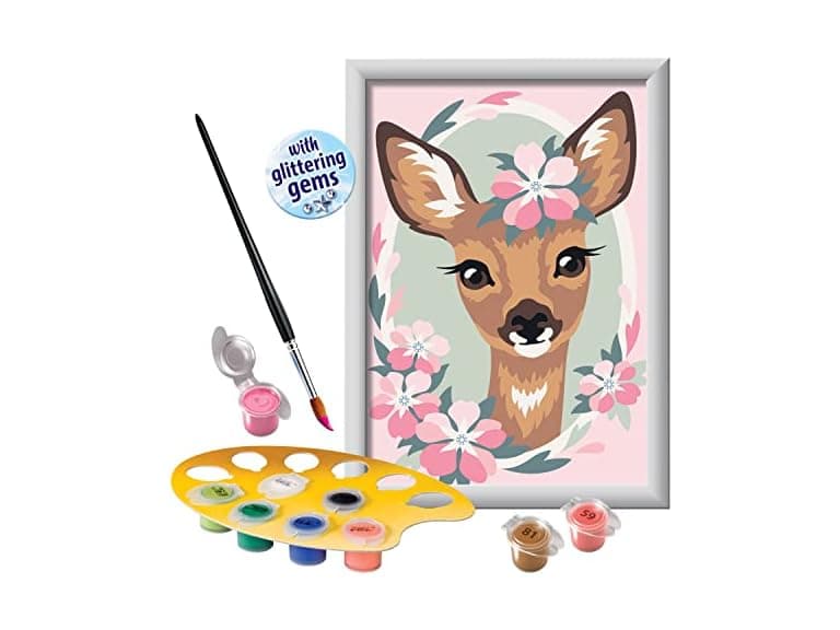 Ravensburger CreArt Delightful Deer Paint by Numbers - Image 1