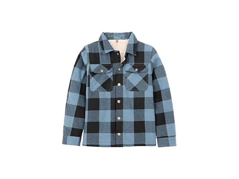 Zenthace Boys (L) Flannel Shirt Jacket - Image 1