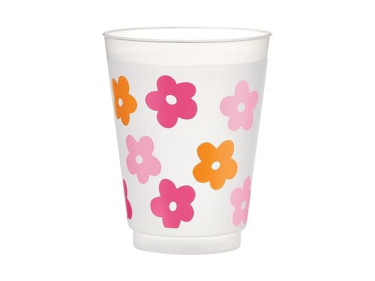 Santa Barbara Cups 8-Count Plastic Frost Cups - Image 1