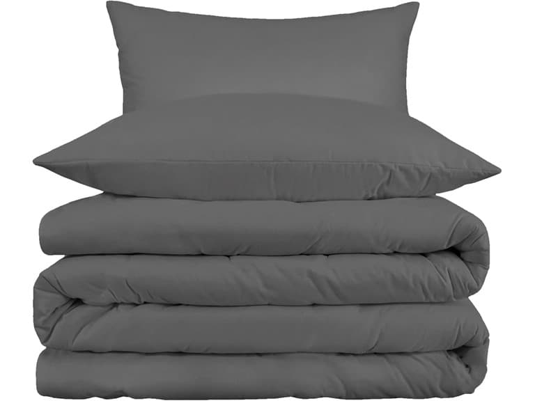 Superior Cotton Blend, Wrinkle Resistant Duvet Cover Set - Image 1