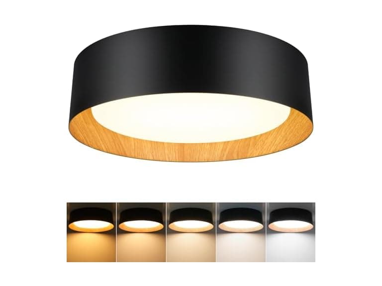 BrightHome Flush Mount Ceiling Light, 13in 2600LM - Image 1