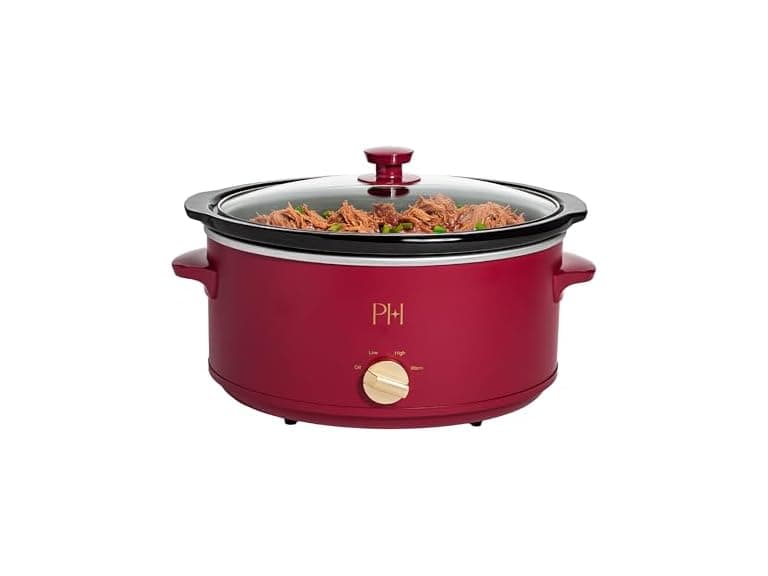 Paris Hilton 6-Quart Manual Slow Cooker - Image 1