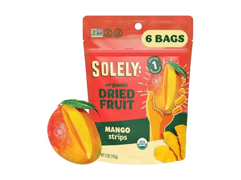 SOLELY Organic Dried Mango - Image 1