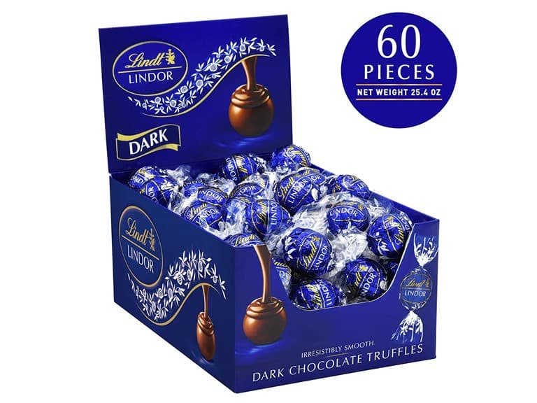 Lindt LINDOR Dark Choc Truffles 60ct - Image 1