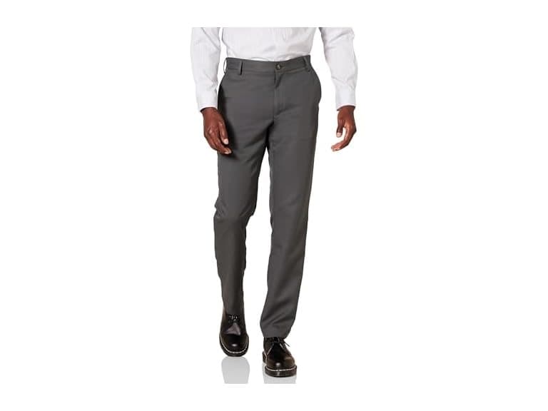 Amazon Essentials Men Slim-fit Flat-front Pants - Image 1