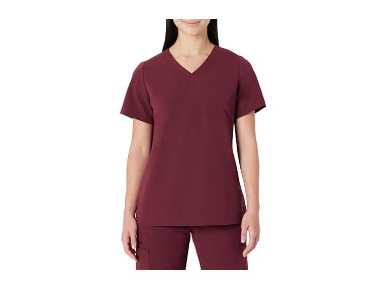 Amazon Basics Women Scrubs V-neck Top - Image 1