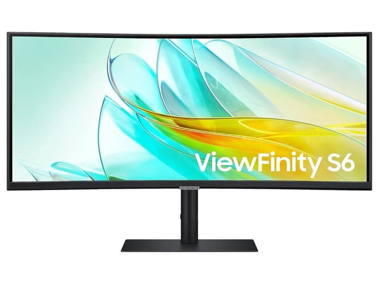 (NEW) Samsung 34" ViewFinity Curved Monitor - Image 1