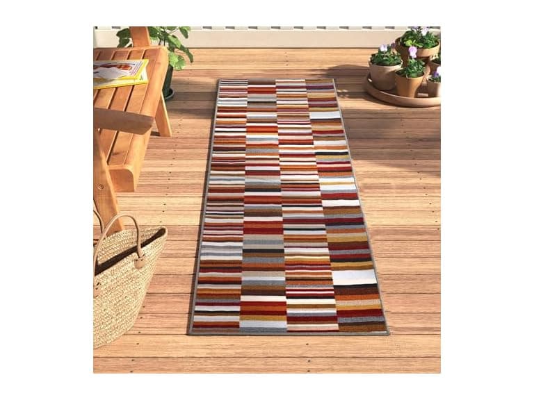 Superior Indoor Outdoor Non-Slip Rug Arden Collection - Image 1