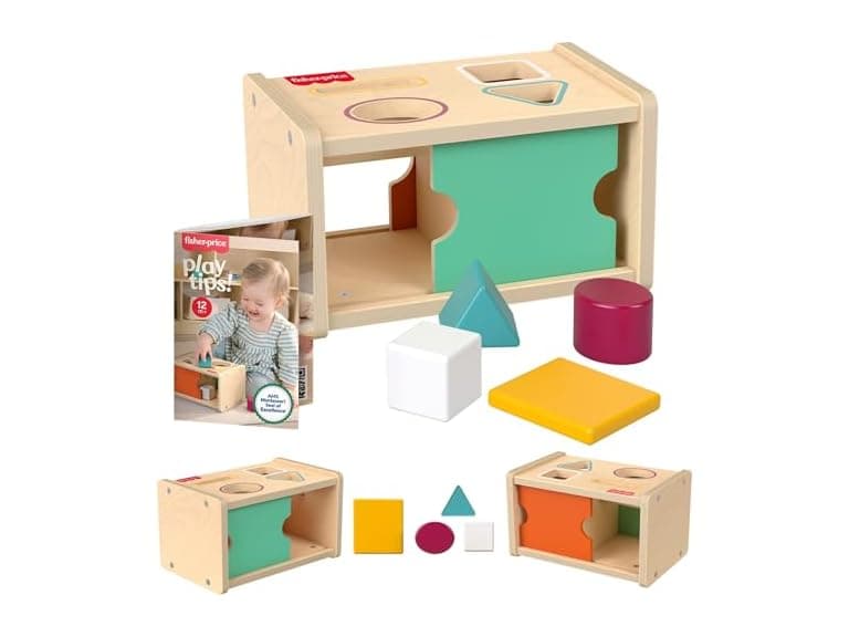 Fisher-Price Wood Permanence Box - Image 1