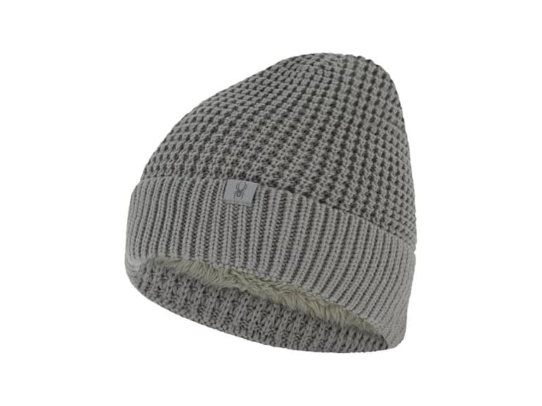 Spyder Womens Waffle Knit Ribbed Cuff Beanie - Image 1