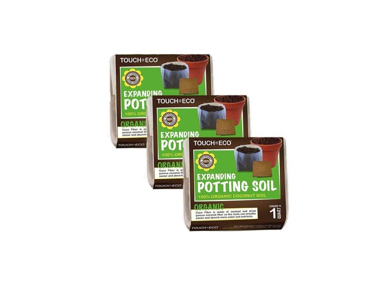 Natural Coco Fiber Expanding Soil-3pk - Image 1
