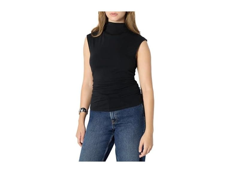 Amazon Essentials Women Slim-Fit Sleeveless High-Neck Top - Image 1