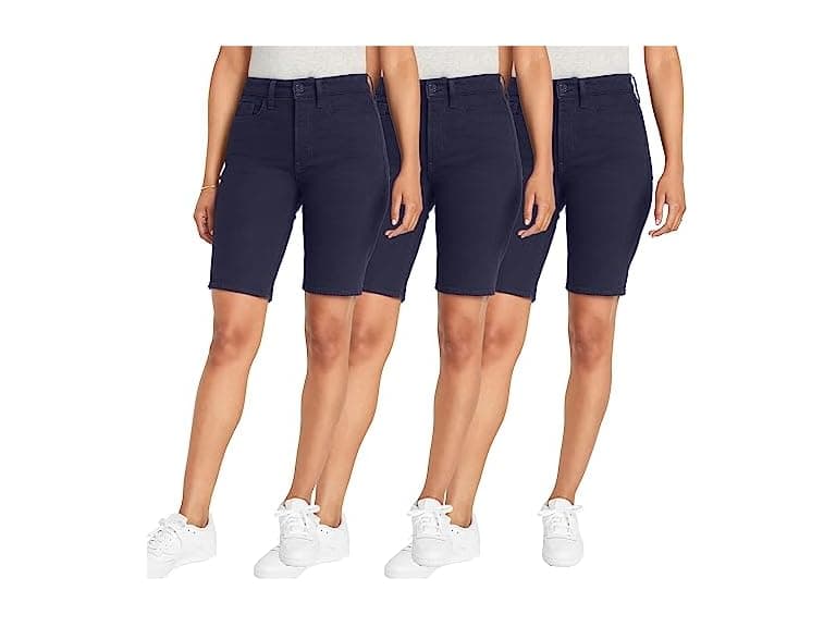 3PK Juniors Spr Stretch Bermuda Shorts - Image 1