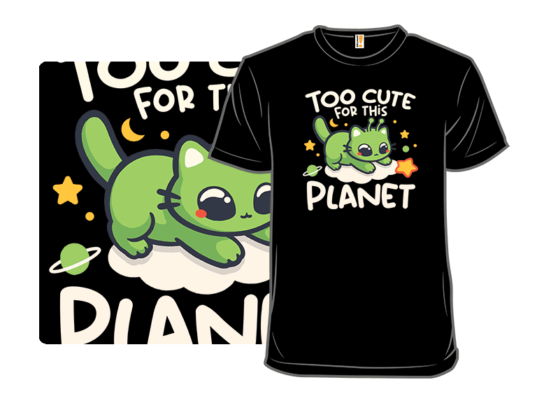 Alien Cat Too Cute - Image 1