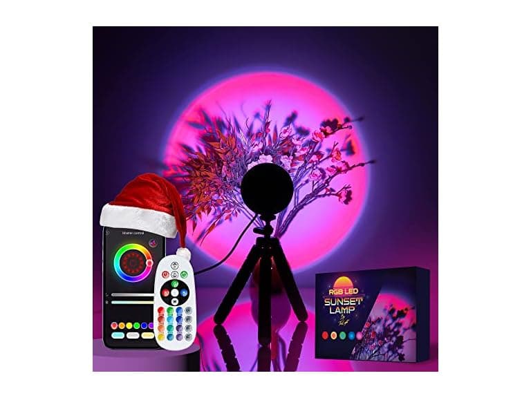 Sunset Lamp Projector w/ Remote Control - Image 1