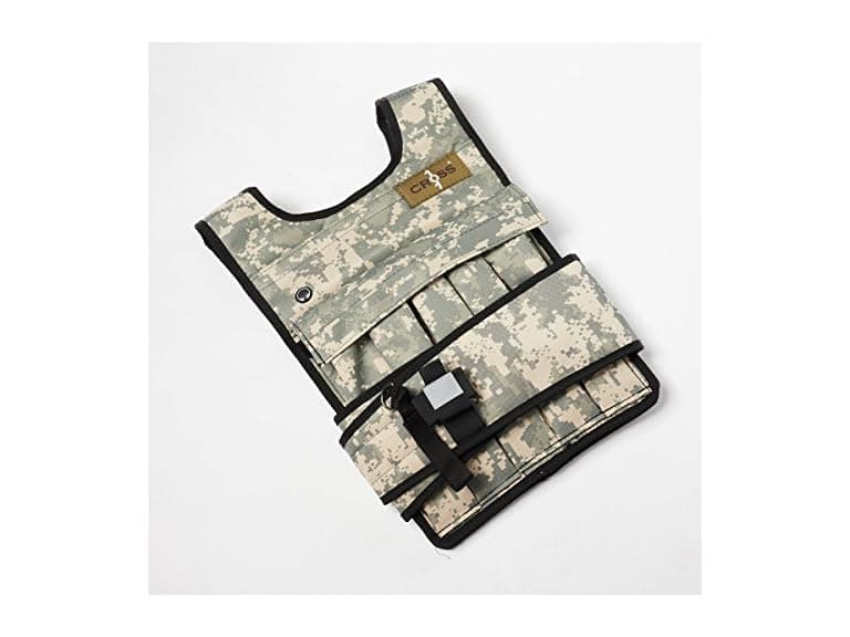 CROSS101 60LBS Adjustable Weighted Vest Wtih Shoulder Pads - Image 1