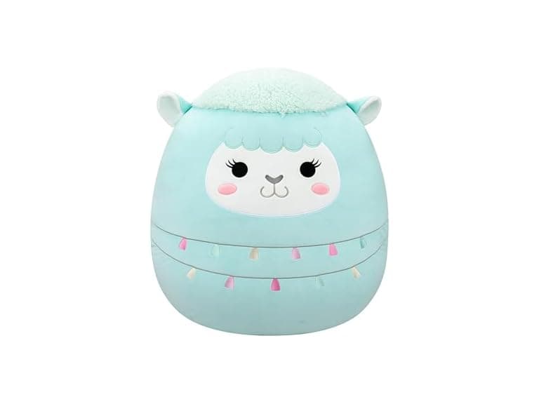 Squishmallows Original 24in Lorna The Light Teal Llama - Image 1