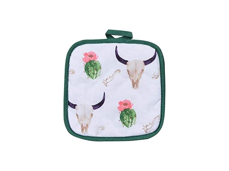 Paseo Road Skull Cactus Pot Holders for Kitchen, 10 Piece Set - Image 1