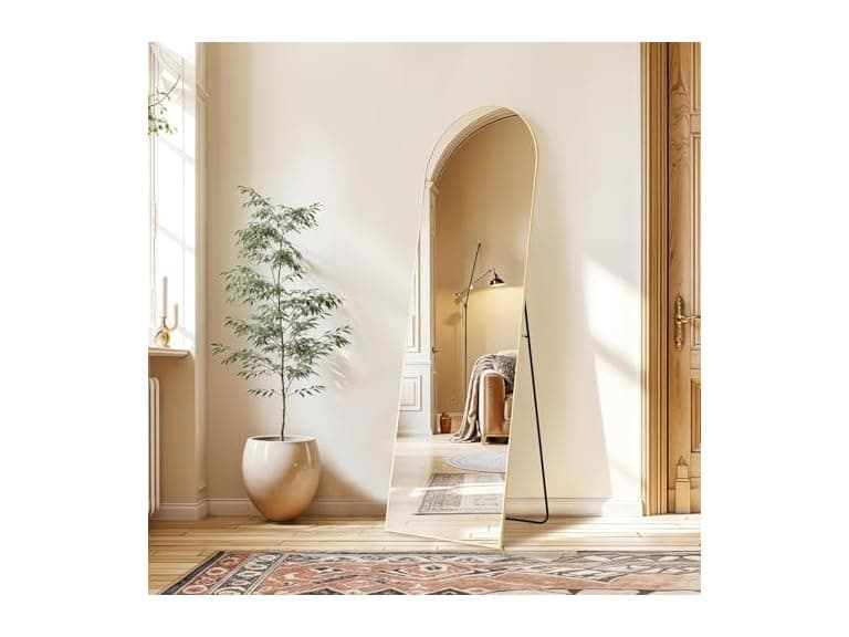 Simple Deluxe Arched Full Length Mirror - Image 1