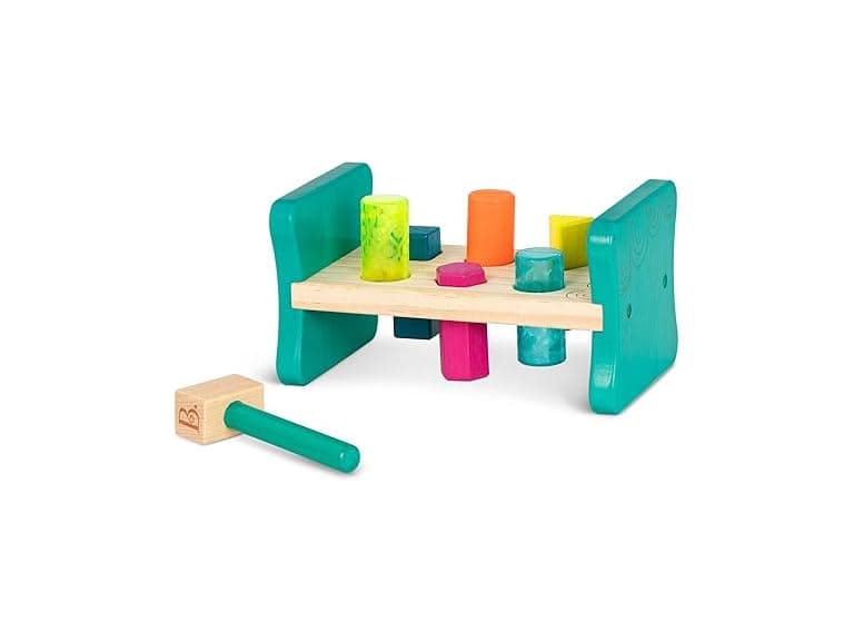 B. toys – Wooden Shape Sorter - Image 1