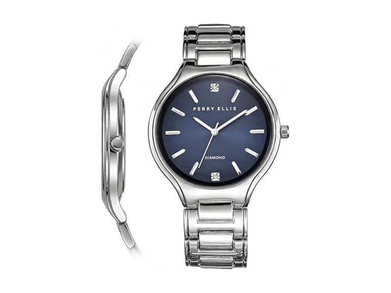 Perry Ellis Ultra Slim Watch Blue Dial - Image 1