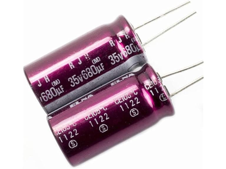 Elna 35V 680uF Capacitor 2-Pack - Image 1