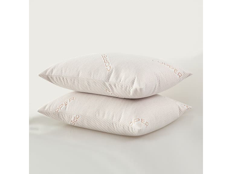 Bibb Home 2Pk Copper Pillow Protectors - Image 1