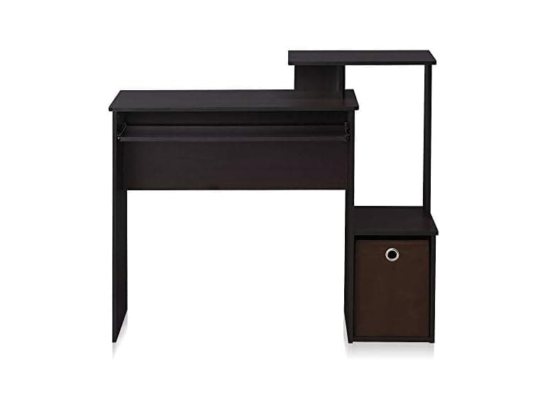 Furinno Multipurpose Desk, Dark Walnut - Image 1