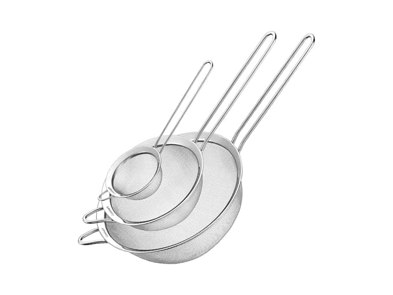 Cuisinart Set of 3 Fine Mesh Stainless Steel Strainers - Image 1