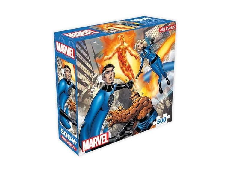 AQUARIUS Fantastic Four 500pc Puzzle (500 Piece Jigsaw Puzzle)  - Image 1