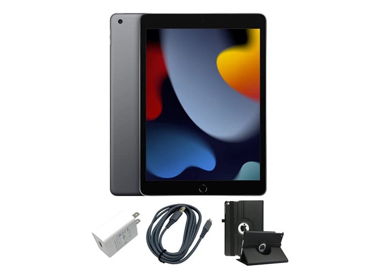 Apple 10.2" iPad 9 with Case (2021) - Image 1