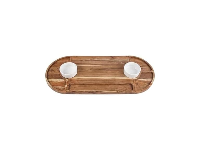 Fitz & Floyd 3pc Wood Serving Board - Image 1