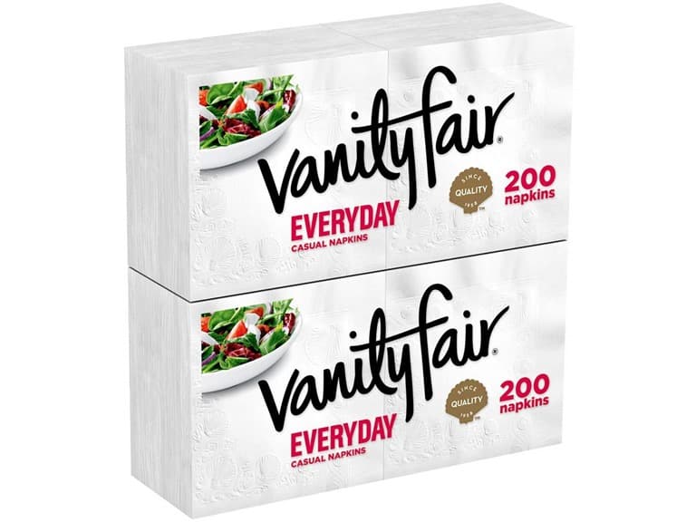 [2pk] Vanity Fair Everyday Napkins 200ct - Image 1