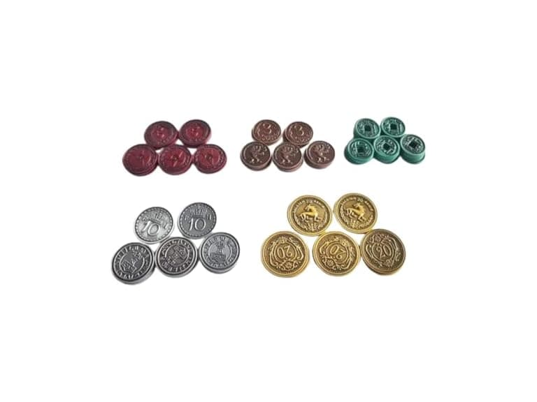 Stonemaier Games Scythe: Metal Coins - Image 1