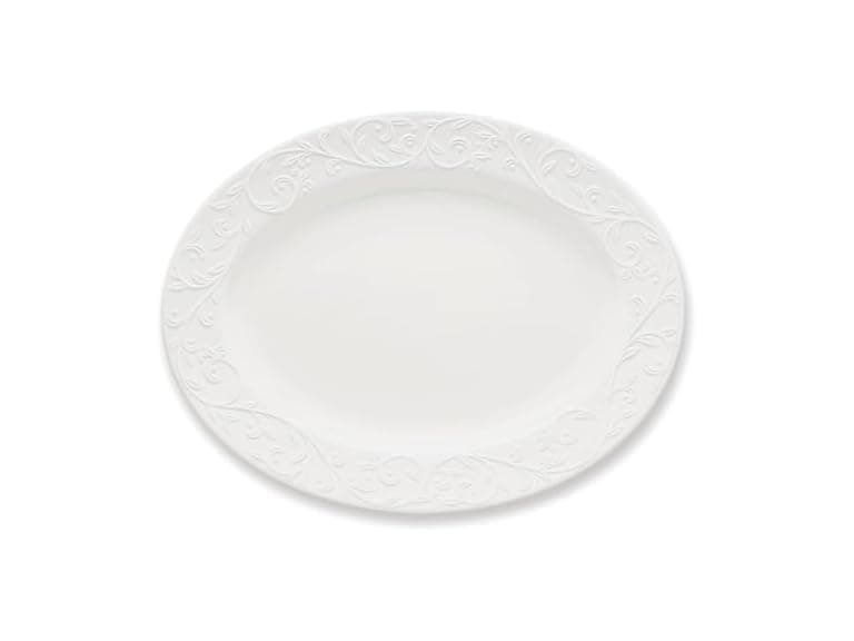 Lenox Opal Innocence Carved 16-in Platter - Image 1