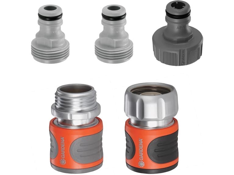 Gardena 20550 | 5 Piece Premium Metal Quick Connector - Image 1