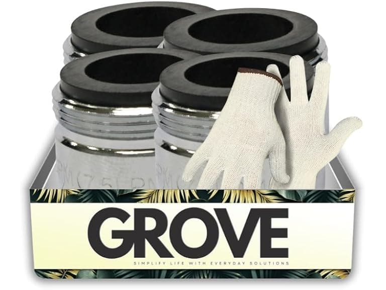 GROVE 4x Plumb Pak 13/16 in.-27 Chrome Plated - Image 1