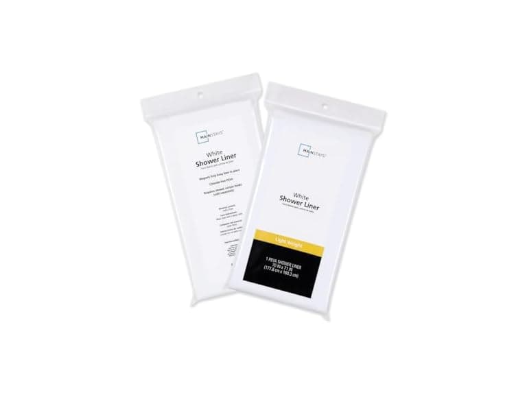 Mainstays Light Weight PEVA Shower Liner - Image 1