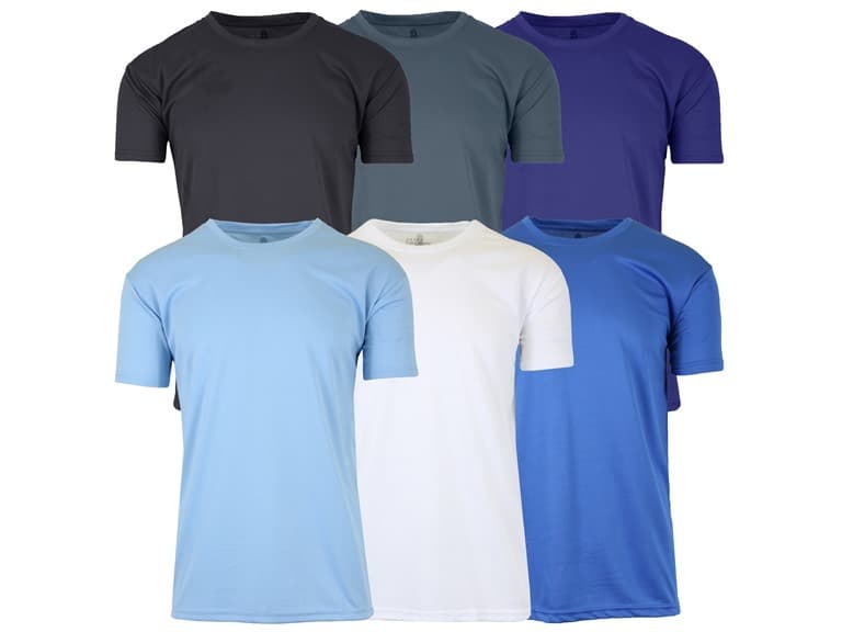 Men's 6Pk S/S Performance Active Tee - Image 1