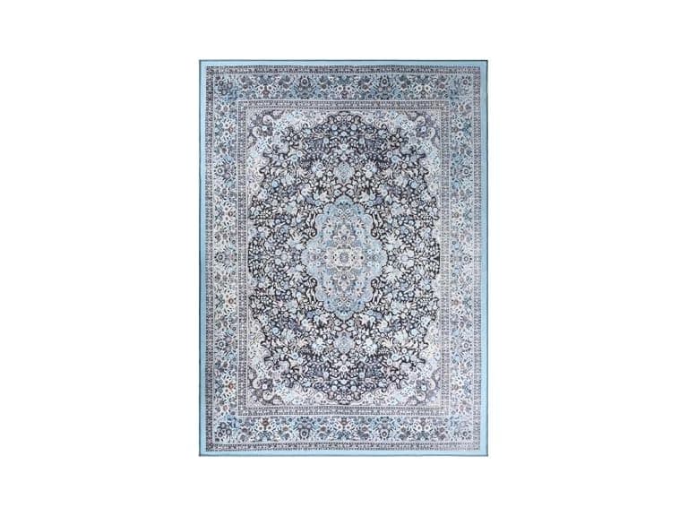 Superior Modern Geometric Floral Medallion Indoor Area Rug - Image 1