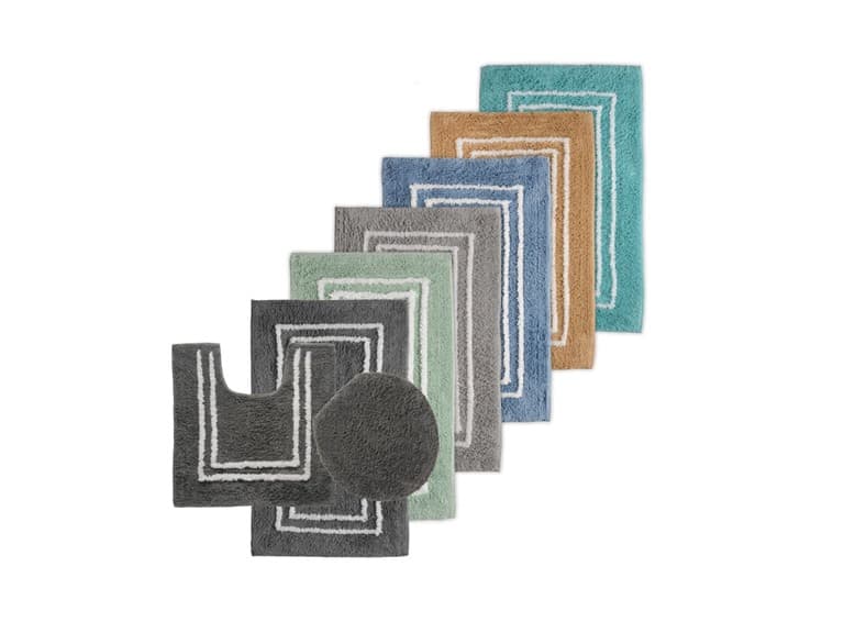 3-Piece Tufted Cotton Bath Rug Set - Image 1