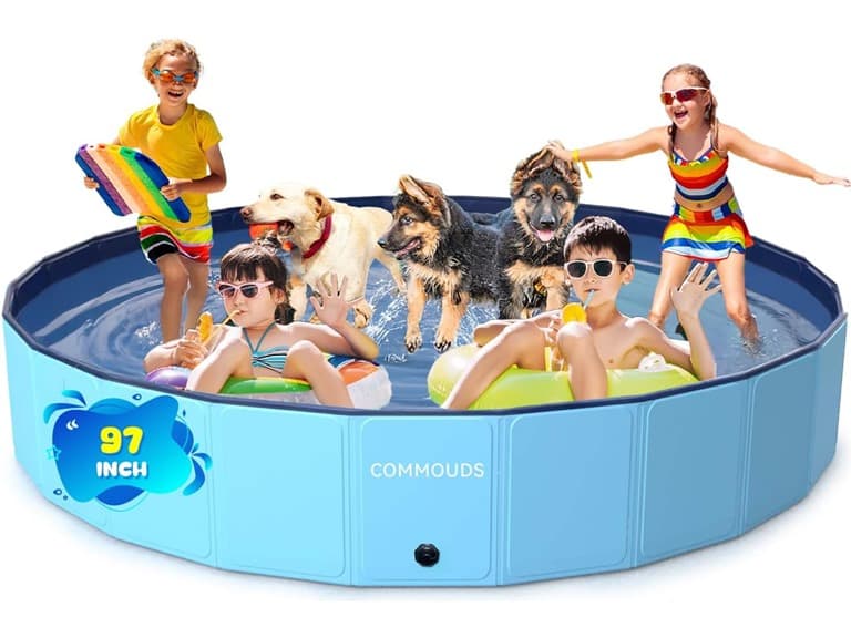 COMMOUDS Foldable Dog Pool - Image 1
