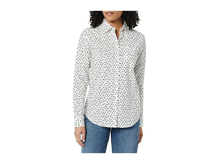 Amazon Essentials Women Classic-fit Poplin Shirt - Image 1