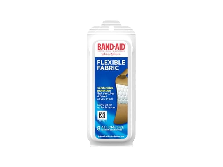 Band Aid Flexible Fabric Bandages 8 Count - Image 1