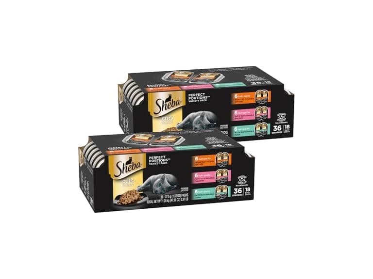 2PK Sheba Perfect Portions Wet Cat Food Cuts, 2.6 oz. - Image 1