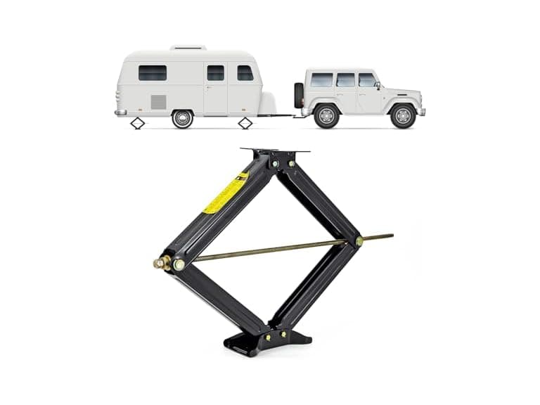 Cobra-Tek CBK-1030-PBK 5000 lbs Trailer Jack (30") - Image 1