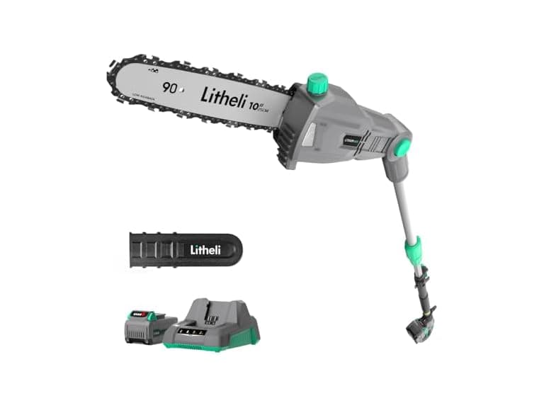 LiTHELi Cordless Pole Saw,10-Inch 40V - Image 1